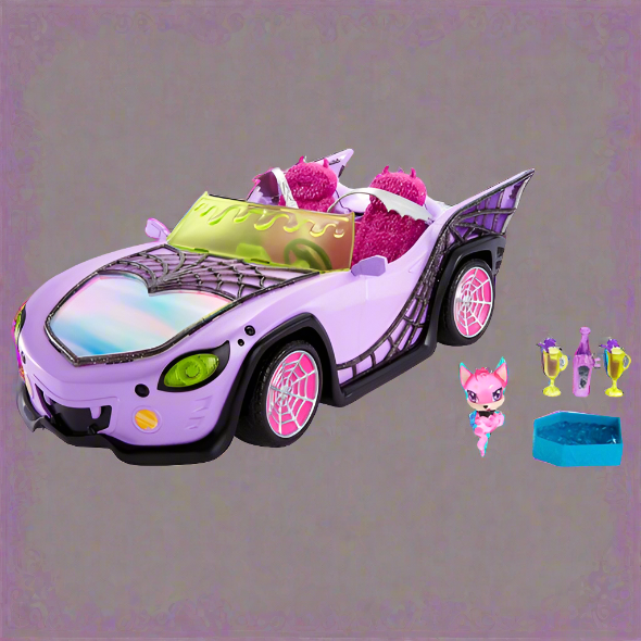 Monster High Ghoul Mobile Toy Car with Pet