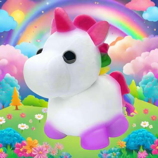 Adopt Me Neon Unicorn 30cm Plush