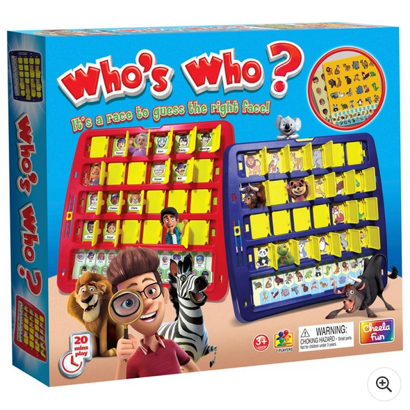 Who's Who? Board Game By Cheela