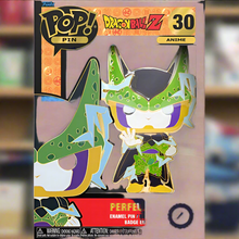 Load image into Gallery viewer, Funko POP! Large Pin Dragon Ball Z Perfect Cell