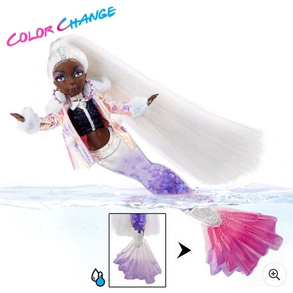 Mermaze Mermaidz Winter Waves Colour Change Fashion Doll – Crystabella