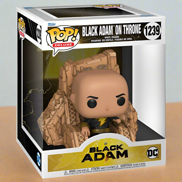 Funko Pop! Deluxe Black Adam On The Throne No 1239