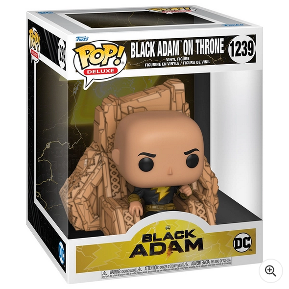 Funko Pop! Deluxe Black Adam On The Throne No 1239