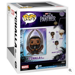 Funko POP! Vinyl Deluxe 1113: Black Panther - T’Challa on Throne Special Edition