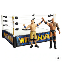 Načíst obrázek do prohlížeče Galerie, WWE WrestleMania The Rock vs John Cena Superstar Ring Bundle