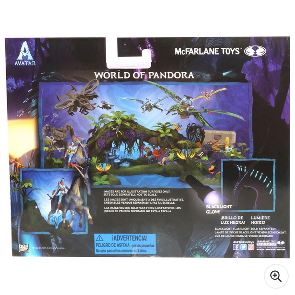 Avatar Disney World of Pandora Tsu'Tey & Direhorse Set