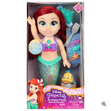 Load image into Gallery viewer, The Little Mermaid Disney Princess Ariel Singing Toddler Doll