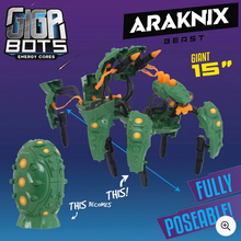 Načíst obrázek do prohlížeče Galerie, Gigabots Energy Core Araknix Robot Beast