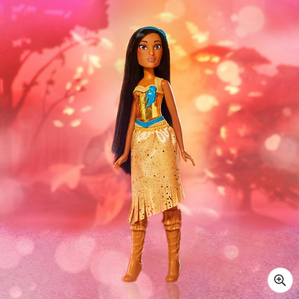 Disney Princess Royal Shimmer Pocahontas Doll with Skirt and Accessories