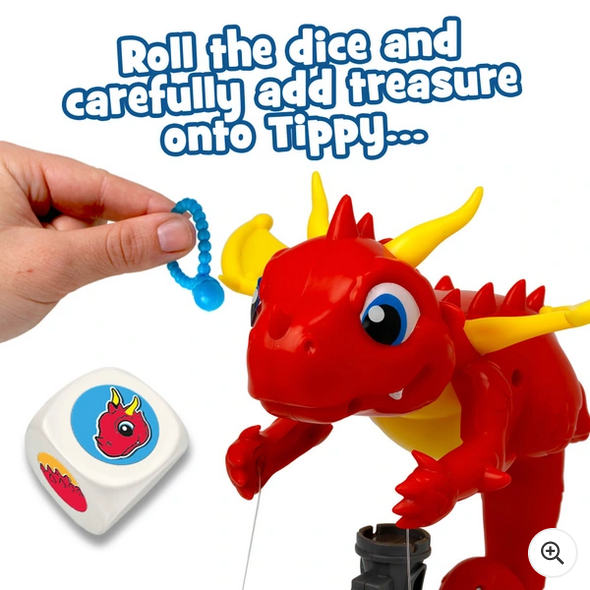 Tippy the Dragon The Treasure Balancing Family Board Game By Ideal