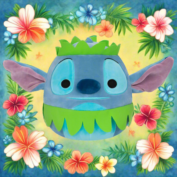 Disney Lilo & Stitch 20cm Stitch in Hula Skirt Soft Plush