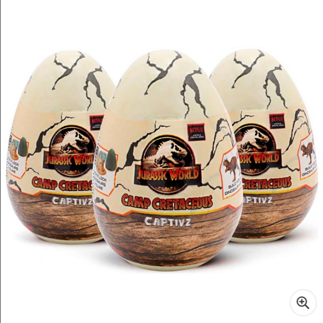 Jurassic World Captivz Camp Cretaceous Dinosaur  Slime Egg Assorted Styles