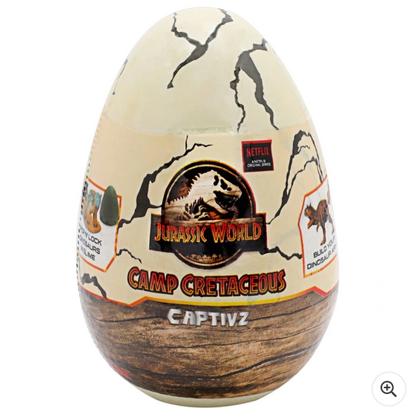 Jurassic World Captivz Camp Cretaceous Dinosaur  Slime Egg Assorted Styles