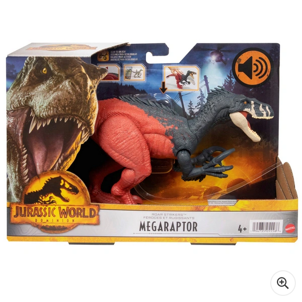 Jurassic World Dominion: Roar Strikers Megaraptor Dinosaur