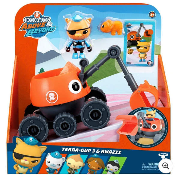 Octonauts Above & Beyond Terra Gup 3 and Kwazii