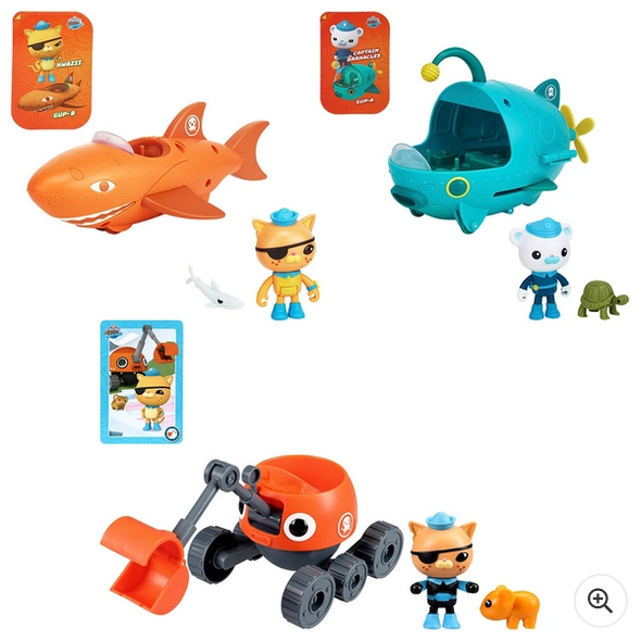 Octonauts Above & Beyond Terra Gup 3 and Kwazii