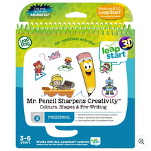 Načíst obrázek do prohlížeče Galerie, LeapFrog LeapStart Mr. Pencil Sharpens Creativity Activity Book