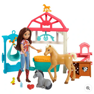 Spirit Lucky's Foal Nursery Doll and Playset with Accessories
