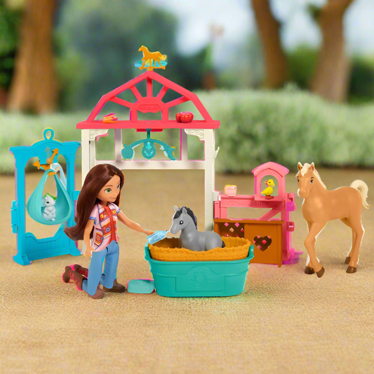 Spirit Lucky's Foal Nursery Doll and Playset with Accessories