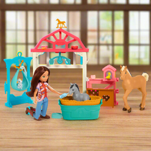 Load image into Gallery viewer, Spirit Lucky&#39;s Foal Nursery Doll and Playset with Accessories