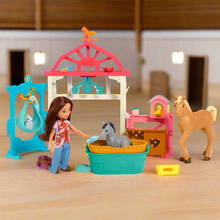 Load image into Gallery viewer, Spirit Lucky&#39;s Foal Nursery Doll and Playset with Accessories