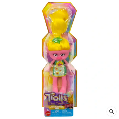 Trolls 3 Band Together Trendsettin’ Viva 20cm Doll