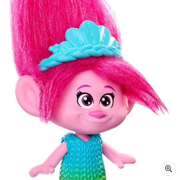 Trolls 3 Band Together Queen Poppy Small 13cm Doll