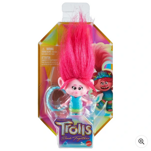 Trolls 3 Band Together Queen Poppy Small 13cm Doll