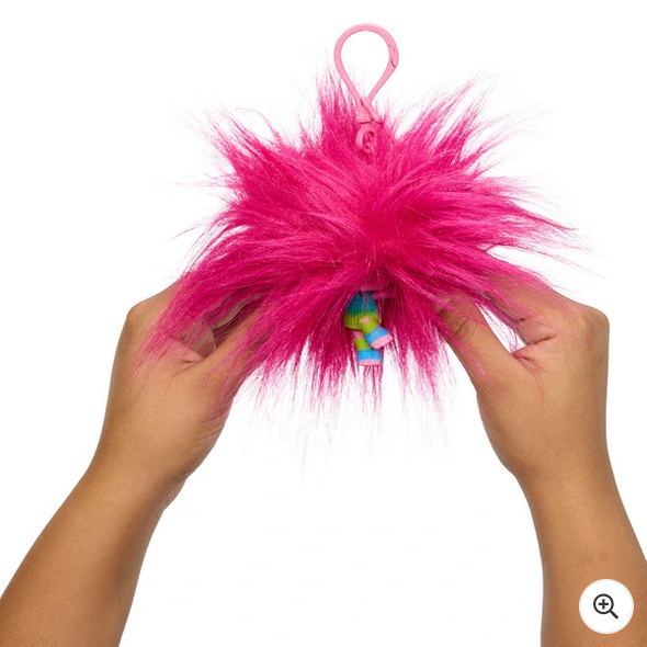 Trolls 3: Band Together Rainbow Pom Poms Keychain 1 Supplied