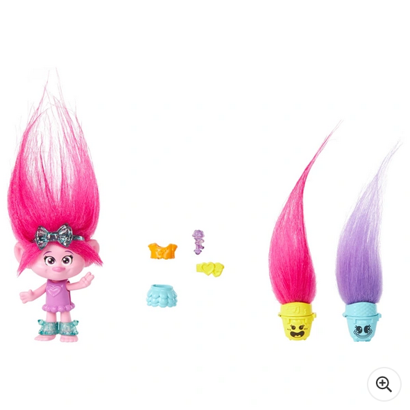 Trolls 3 Band Together Hair Pops Poppy Small 10cm Doll