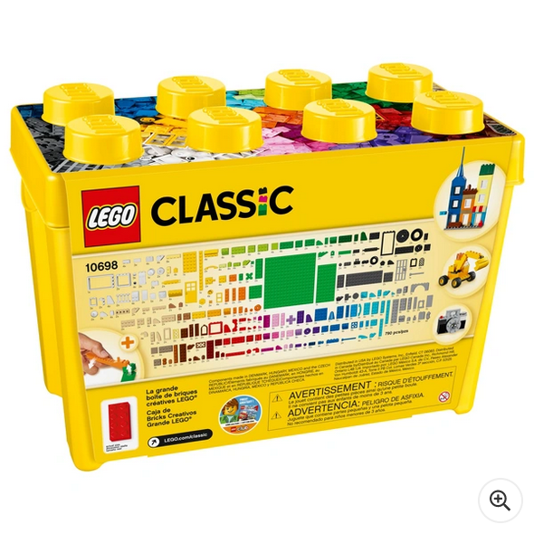 Classic LEGO 10698 Large Creative Brick Box Set with Storage LEGO Bricks Set