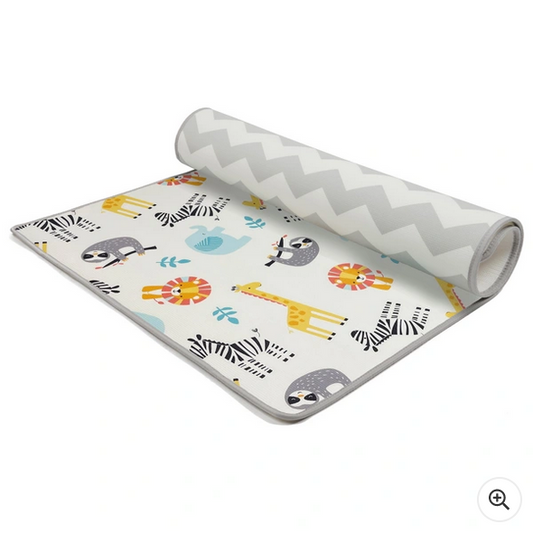 BabyZee Reversible Safari Play Mat