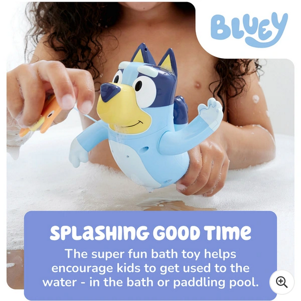 TOMY Toomies Swimming Bluey Bath Toy