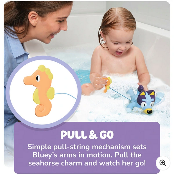 TOMY Toomies Swimming Bluey Bath Toy