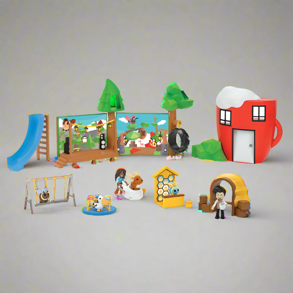 Adopt Me! Coffee Shop and Playground Playset