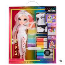 Načíst obrázek do prohlížeče Galerie, Rainbow High Colour &amp; Create Fashion DIY Doll