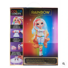 Načíst obrázek do prohlížeče Galerie, Rainbow High Colour &amp; Create Fashion DIY Doll