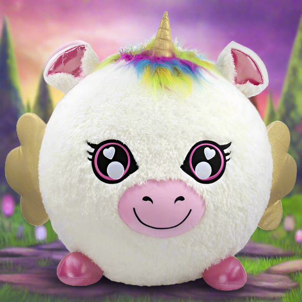 Biggies Inflatable Plush Unicorn Soft Toy