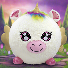 Load image into Gallery viewer, Biggies Inflatable Plush Unicorn Soft Toy