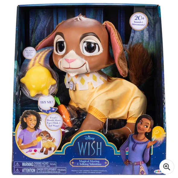 Disney Wish Magical Moving and Talking Valentino Interactive Toy