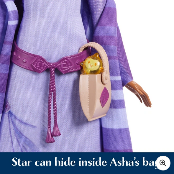 Disney Wish Asha of Rosas Fashion Doll Adventure Pack