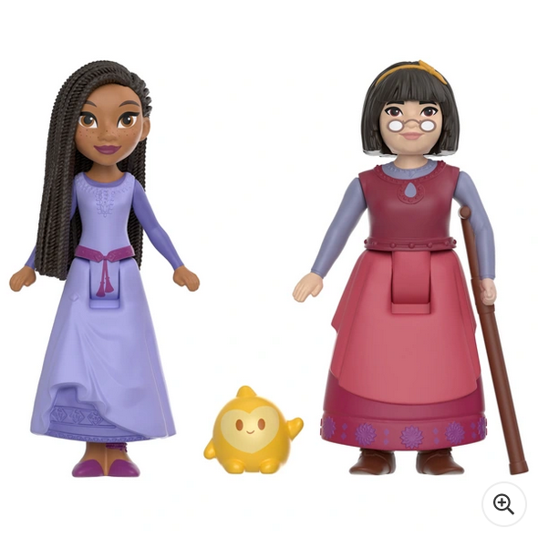 Disney Wish Asha & Friends Small Doll Figure Set