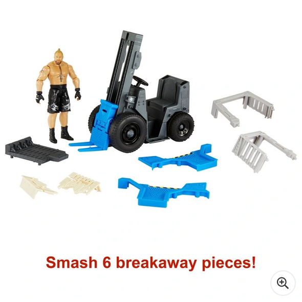 WWE Wrekkin Slam 'N Stack Forklift with Brock Lesnar Figure