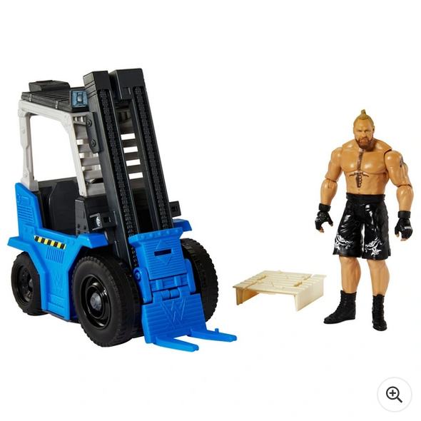 WWE Wrekkin Slam 'N Stack Forklift with Brock Lesnar Figure