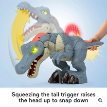 Načíst obrázek do prohlížeče Galerie, Fisher Price Imaginext Jurassic World Ultra Snap Spinosaurus Dinosaur with Lights &amp; Sounds