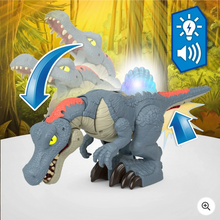 Načíst obrázek do prohlížeče Galerie, Fisher Price Imaginext Jurassic World Ultra Snap Spinosaurus Dinosaur with Lights &amp; Sounds