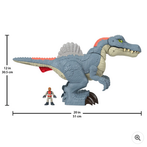 Fisher Price Imaginext Jurassic World Ultra Snap Spinosaurus Dinosaur with Lights & Sounds