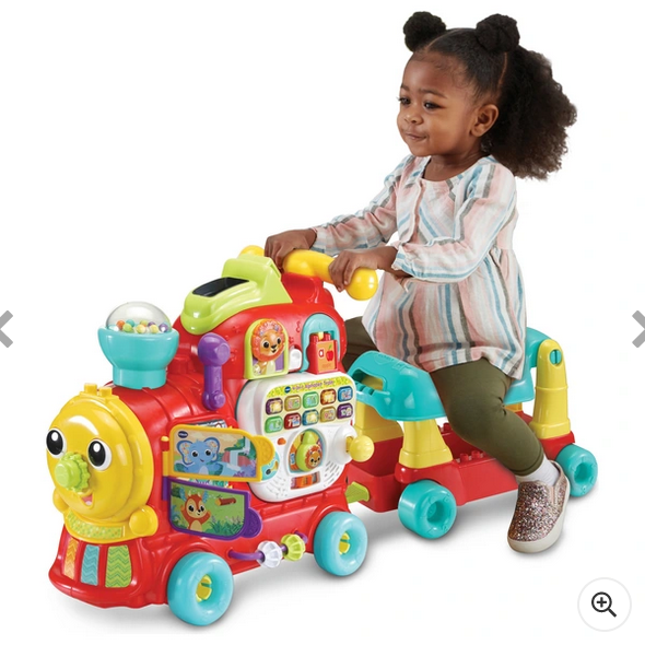 VTech 4-in-1 Alphabet Train Set Baby Walker with Lights Sounds and Songs