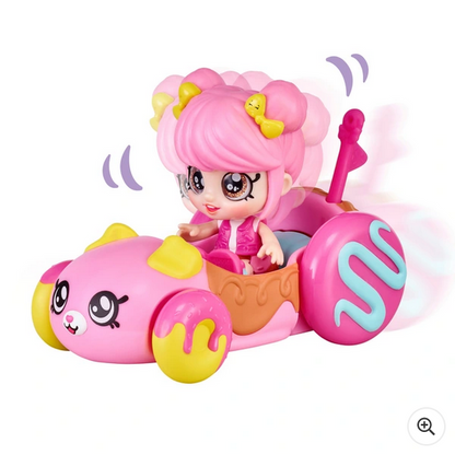 Kindi Kids Minis Donatina's Car And Doll