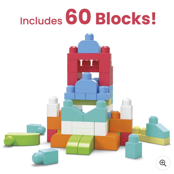 Mega Bloks Big Building Bag 60pcs Bag